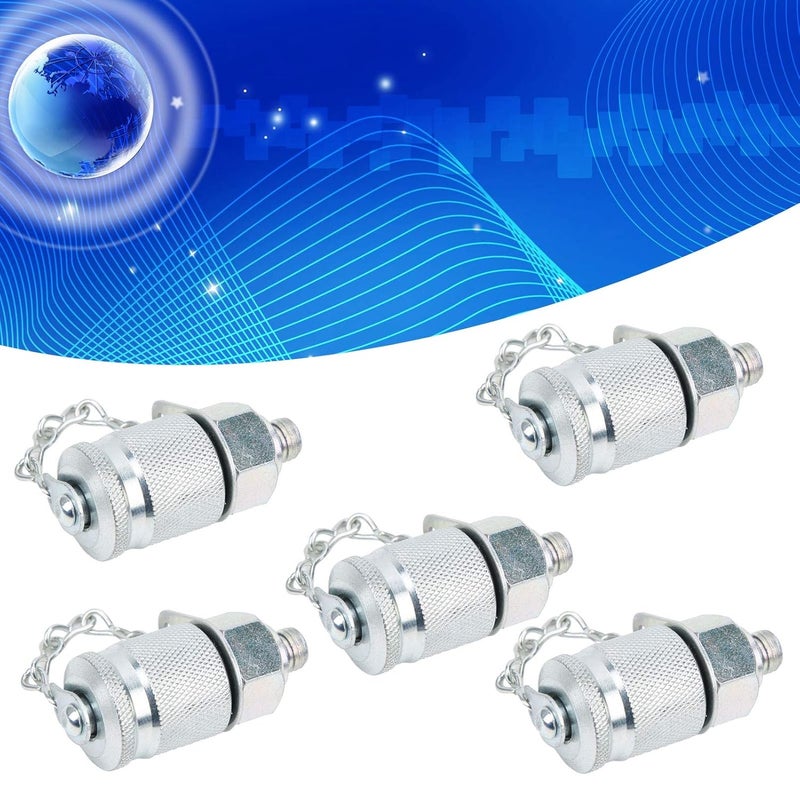 MUNEFE Hydraulic Test Adapter, Hydraulic Pressure Test Coupling Kit, Hydraulic Testing Coupling Adapter for Pressure Measuring (M8*1) - Image 3
